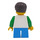 LEGO Boy med Space TShirt Minifigur