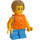 LEGO Boy met Wit Tank Top en Reddingsvest Minifiguur