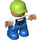 LEGO Boy mit Worms im Pocket Duplo-Figur