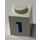 LEGO Mattoncino 1 x 1 con Bold Blu &quot;1&quot; (3005)