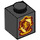 LEGO Brick 1 x 1 with Gryffindor Crest (3005 / 39594)