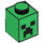 LEGO Brick 1 x 1 with Minecraft Creeper Face Pattern (3005 / 12940)