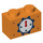 LEGO Backstein 1 x 2 mit Dial mit rot Pfeil mit Unterrohr (3004)