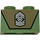 LEGO Backstein 1 x 2 mit Military Badge mit Unterrohr (3004 / 94775)