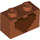 LEGO Brick 1 x 2 with Pixelated Heart with Bottom Tube (3004)