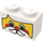 LEGO Steen 1 x 2 met santa claus Gezicht met buis aan de onderzijde (3004 / 95513)