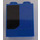 LEGO Brique 1 x 2 x 2 avec Bleu et Noir La gauche Autocollant avec porte-goujon intérieur (3245)