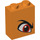 LEGO Brick 1 x 2 x 2 with Orange Eye Right with Inside Stud Holder (3245 / 53112)