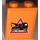 LEGO Brique 1 x 2 x 2 avec Tow Truck dans rouge Triangle (Droite) Autocollant avec support d&#039;essieu intérieur (3245)