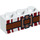 LEGO Steen 1 x 3 met Riem en Rood Strepen (3622 / 33501)