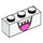 LEGO Brick 1 x 3 with Boo Open Mouth with Dark Pink Tongue (3622)