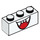 LEGO Brick 1 x 3 with Boo Open Mouth with Red Tongue (3622 / 68985)