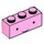 LEGO Backstein 1 x 3 mit Gesicht mit Schwarz Augen, Dünn Smile &#039;Princess Bubblegum&#039; (3622 / 32737)