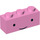 LEGO Steen 1 x 3 met Gezicht met Zwart Ogen, Dun Smile &#039;Prinses Bubblegum&#039; (3622 / 32737)