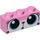LEGO Brick 1 x 3 with Puzzled Unikitty Face with Big Eyes (3622)