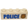 LEGO Brick 1 x 4 with  Blue &#039;POLICE&#039; and Gold Police Badge Sticker (3010)