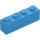 LEGO Brick 1 x 4 with Blue Squares / Pixels (3010 / 102724)