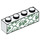 LEGO Brick 1 x 4 with Green flowers (3010)
