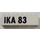 LEGO Brick 1 x 4 with &quot;IKA 83&quot; (3010)