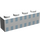 LEGO Brick 1 x 4 with Light Blue Squares (3010)