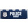 LEGO Brick 1 x 4 with Police 60007 and Left Badge Sticker (3010)