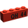 LEGO Steen 1 x 4 met &quot;QH 44&quot; (3010)
