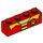 LEGO Brique 1 x 4 avec &#039;R&#039; Robins shirt collar (3010 / 33598)