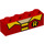 LEGO Brick 1 x 4 with &#039;R&#039; Robins shirt collar (3010 / 33598)