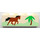 LEGO Brick 1 x 4 with Running Horse and Palm Tree (3010)