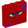 LEGO Steen 1 x 4 x 3 met Angry Gezicht (49311 / 52097)