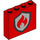 LEGO Brick 1 x 4 x 3 with Fire Logo (49311 / 101391)