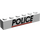LEGO Brick 1 x 6 with &#039;POLICE&#039; with Red Line (3009 / 82924)