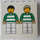 LEGO Steen 1 x 6 x 5 met Football Players Sticker (3754)