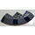 LEGO Steen 10 x 10 Ronde Hoek met Tapered Rand met Dark Blauw Rectangles Sticker (58846)