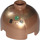 LEGO Brick 2 x 2 Round with Dome Top with Copper (R4-G9) (Safety Stud, Axle Holder) (3262 / 59606)