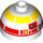 LEGO Brick 2 x 2 Round with Dome Top with L3-G0 Astromech Droid Head (Hollow Stud, Axle Holder) (3262)