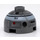 LEGO Brick 2 x 2 Round with Dome Top with R2-Q2 Pattern (Safety Stud without Axle Holder) (30367 / 94269)