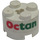 LEGO Brick 2 x 2 Round with Octan Logo Sticker (3941)