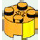 LEGO Brick 2 x 2 Round with Yellow Square (3941)