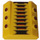 LEGO Brique 2 x 2 avec Flanges et Pistons avec Noir Lines et rouge Dots (30603)