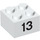 LEGO Brick 2 x 2 with Number 13 (14870 / 97649)