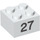 LEGO Brick 2 x 2 with Number 27 (14936 / 97665)