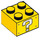 LEGO Klods 2 x 2 med hvid Question Mark på 2 Sider (3003 / 69087)