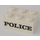 LEGO Backstein 2 x 3 mit Schwarz &quot;Polizei&quot; Serif (3002)