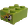 LEGO Steen 2 x 3 met Zwart/Wit Flames (Both Ends) Sticker (3002)