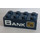 LEGO Brick 2 x 4 with &#039;BANK&#039; and City Bank Logo Right Sticker (3001)
