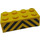 LEGO Brick 2 x 4 with Danger Stripes Sticker (3001)