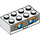LEGO Brique 2 x 4 avec Affronter avec Les dents (3001 / 34297)
