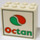 LEGO Steen 2 x 4 x 3 met Octan logo (30144 / 46052)