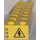 LEGO Steen 2 x 8 met &#039;CITY&#039; Aan een Einde, Electricity Danger Sign Aan other Einde Sticker (3007)